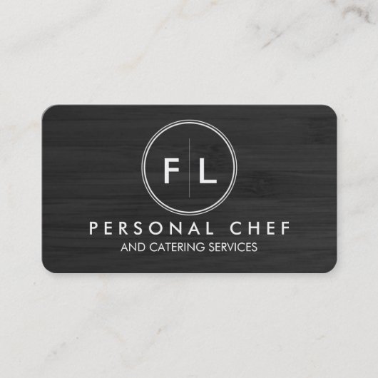 Knippen aan boord Persoonlijke Chef/Catering-Visit Visitekaartje (Voorkant)