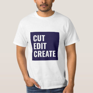 Knippen, bewerken, creëer video-editor T-Shirt