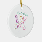 Knippen en kleuren keramisch ornament (Rechts)