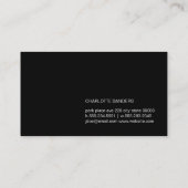 Knippen, lettertype visitekaartje (Achterkant)