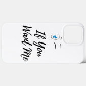 Knipper als je me grappige heren  Case-Mate iPhone case (Achterkant (horizontaal))