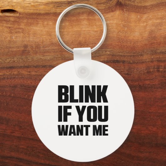 Knipper als je wilt dat ik grappige grafische cool sleutelhanger (Voorkant)