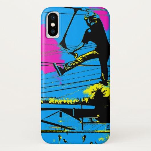 Knipperen - High Flying Scooter Stunt Case-Mate iPhone Case (Achterkant)