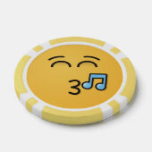 Knipperend gezicht met glimlachende ogen pokerchips (Enkel)