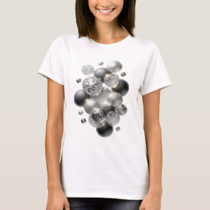 Knipperend Zilver DIAMANTEN ZIJN EEN MEISJE'S BEST T-shirt