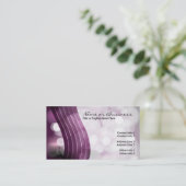 knipperende lichten met QR-code Visitekaartje (Staand voorkant)