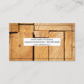 Knipplanken | Lumber Visitekaartje (Achterkant)