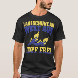 Knipschoenen naar de wereld toe, zonder kop t-shirt