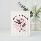 Knit-A-Holic Briefkaart (Staand voorkant)