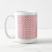 KNIT AMÉRICAIN Tall White Mug (Gauche)