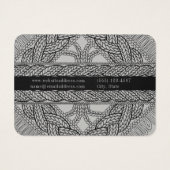 KNIT CÂBLE GRAS 3,5x2,5 Carte de visite (Dos)