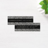 KNIT CÂBLE GRAS 3x1 Mini Carte de visite (Bureau)