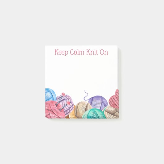 Knit Crochet Yarn Post-it Notes (Voorkant)