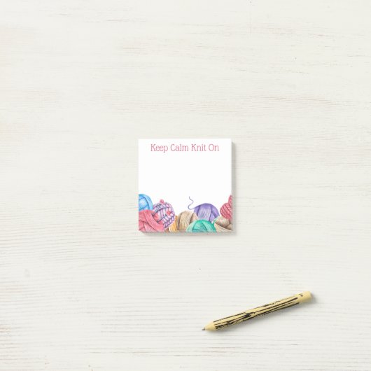 Knit Crochet Yarn Post-it Notes (Op bureau)