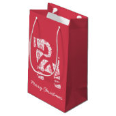 Knit de Noël Yule Bock sac cadeau (Dos Angle)