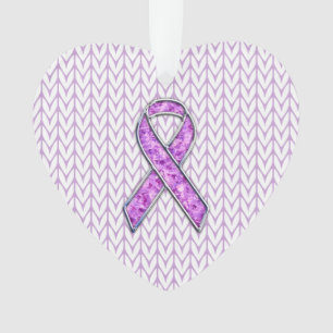 Knit de sensibilisation au ruban rose de style cri