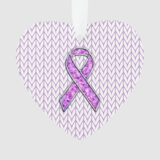 Knit de sensibilisation au ruban rose de style cri (devant)