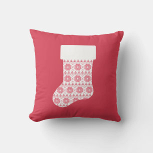 Knit d'hiver Coussin de veille de Noël