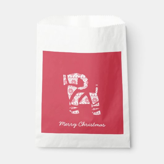 Knit d'hiver Noël Yule Bock Favoriser les sacs (Devant)