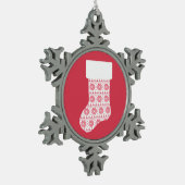 Knit d'hiver Ornement de Noël (Gauche)