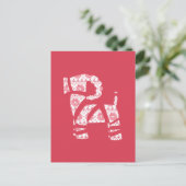 Knit d'hiver Yule Bock carte postale (Debout devant)