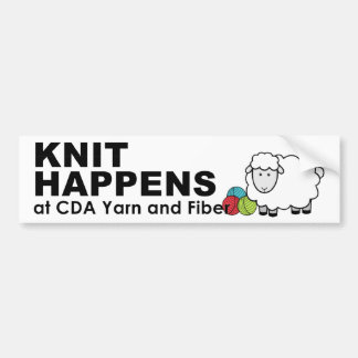 Knit gebeurt met bumpersticker