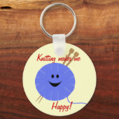 Knit Happy Sleutelhanger (Voorkant)