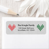 Knit Hearts Kersttrui Retouradres Etiket (Insitu)