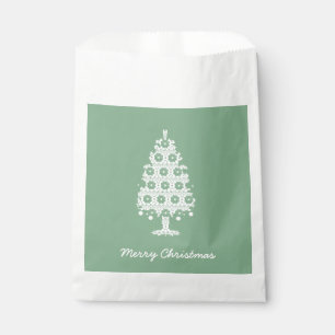 Knit hiver Arbre de Noël Favoriser les sacs