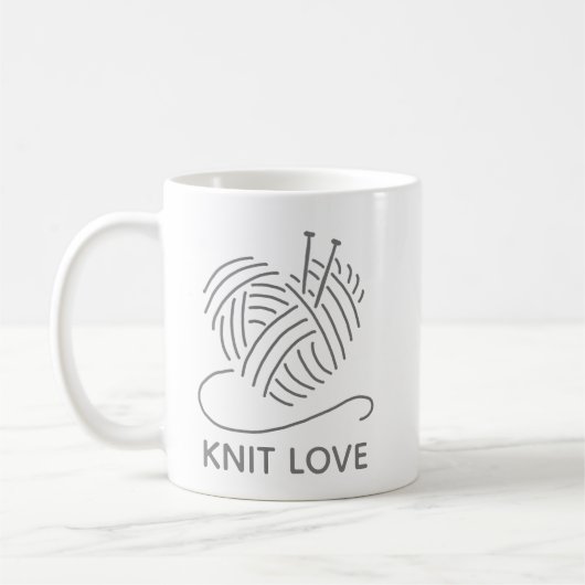 Knit Love Mug (Gauche)