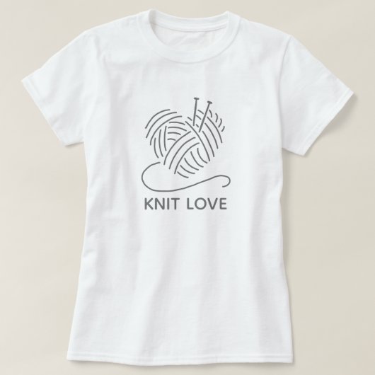 Knit Love T-Shirt (Design voorkant)