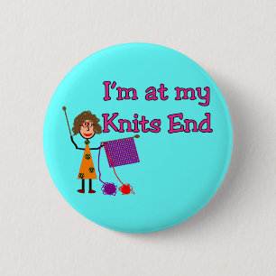 Knit Lovers Gifts Ronde Button 5,7 Cm
