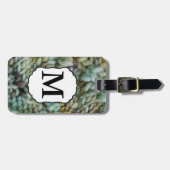 Knit Malabrigo Yarn/Crafts Monogram Bagagelabel (Voorkant horizontaal)