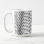 KNIT NOIR ET BLANC Tall Mug (Gauche)