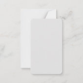 KNIT NORDIQUE ROUGE 3,5x2 Carte plate / Verticale (Dos)