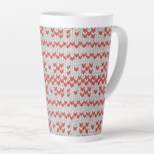 KNIT NORDIQUE ROUGE Tall Latte Mug