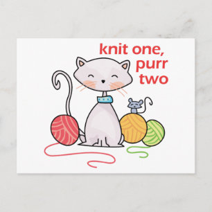 Knit One Spint twee Briefkaart
