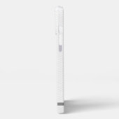 Knit Stitch Textured Monogram Gray iPhone Case iPhone Hoesje (Linkerkant)