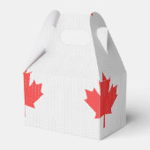 Knit Style Maple Leaf Knitting Motif Bedankdoosjes (Voorkant Zijde)