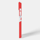 Knit Style Maple Leaf Knitting Motif Case-Mate iPhone Case (Achterkant / Links)