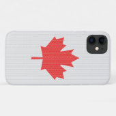 Knit Style Maple Leaf Knitting Motif Case-Mate iPhone Case (Achterkant (horizontaal))