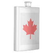 Knit Style Maple Leaf Knitting Motif Heupfles (Rechts)