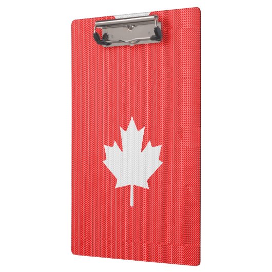 Knit Style Maple Leaf Knitting Motif Klembord (Links)