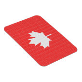 Knit Style Maple Leaf Knitting Motif Magneet (Rechterzijde)