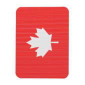 Knit Style Maple Leaf Knitting Motif Magneet (Verticaal)