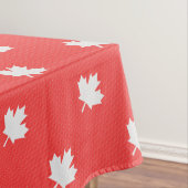 Knit Style Maple Leaf Knitting Motif Tafelkleed (Voorbeeld)