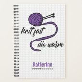 Knit Violet Rapide, Die Warm Planner (Devant)