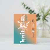 Knit voor Briefkaart voor levensmiddelen (Staand voorkant)