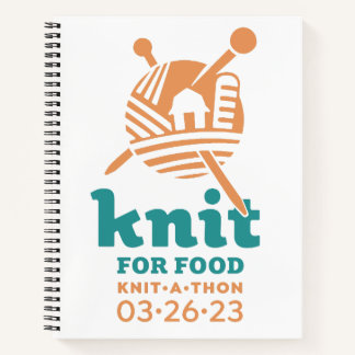 Knit voor Notitieboek van levensmiddelen
