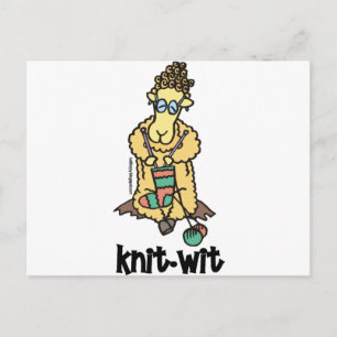 Knit-Wit Briefkaart